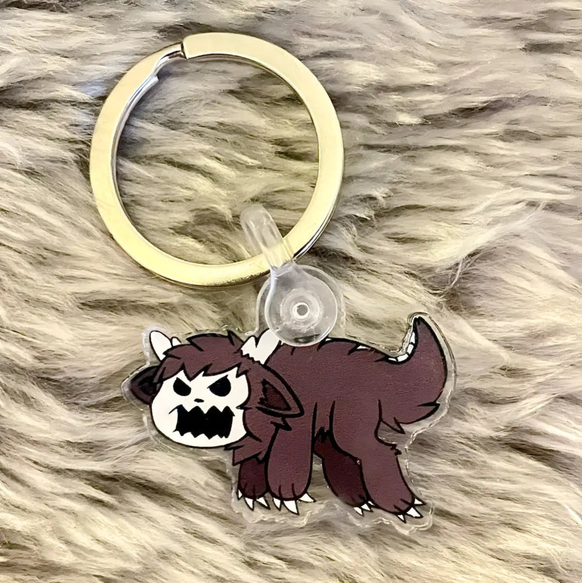 Cryptid Key-Chain (Bendy Acrylic) - CuddlyCryptids