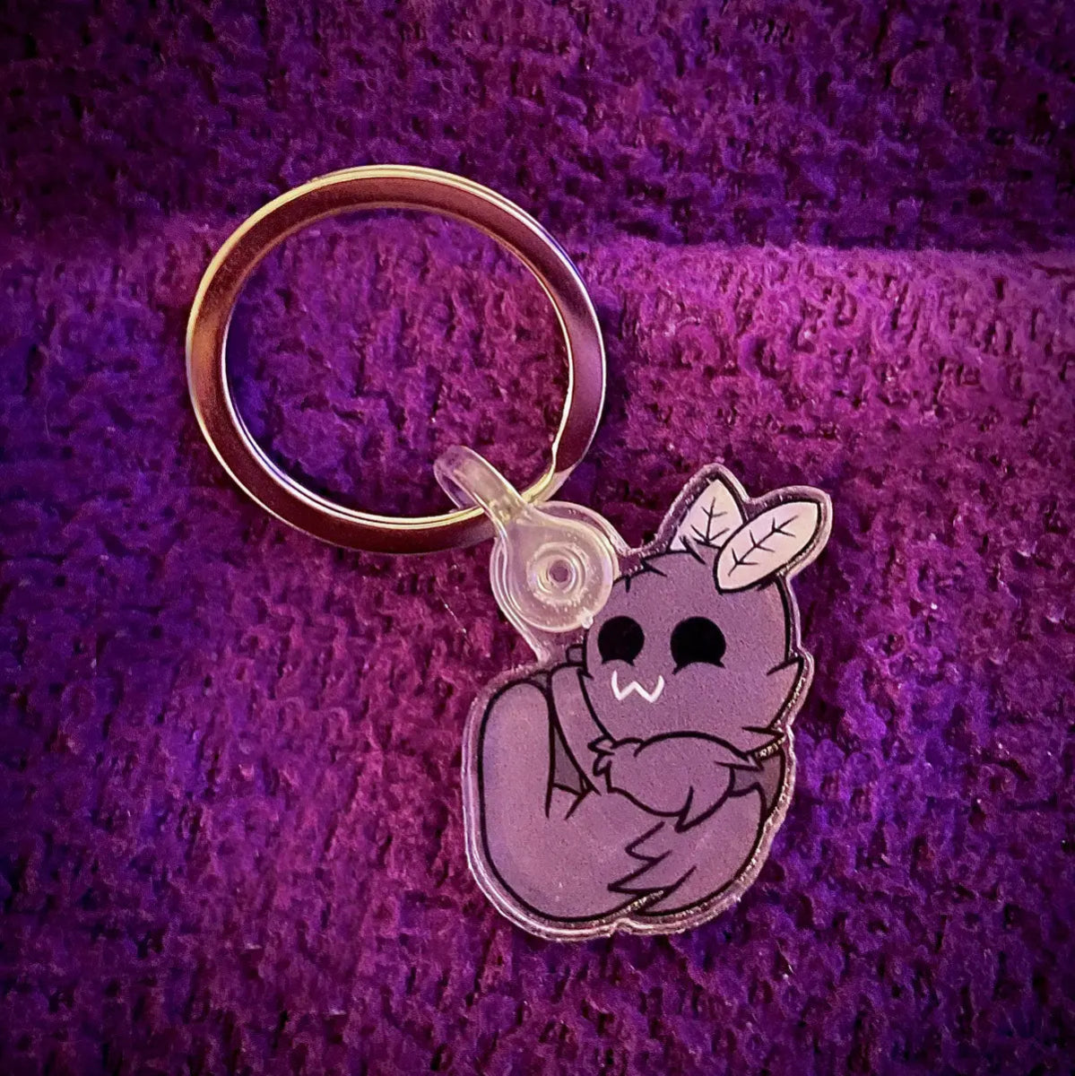 Cryptid Key-Chain (Bendy Acrylic) - CuddlyCryptids